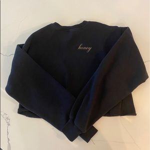 Brandy Melville crop crewneck